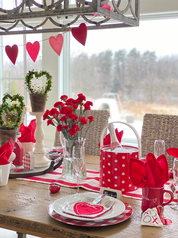 Decorating Ideas for a Galentine's Day Brunch - Plaids and Poppies