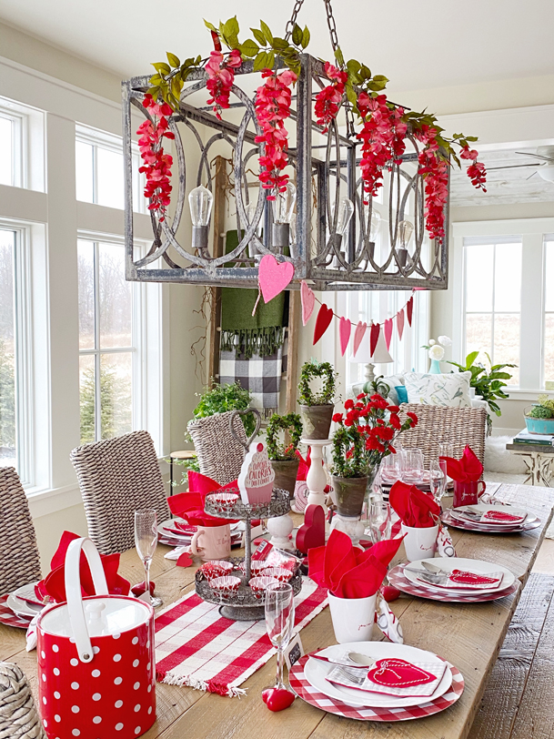 Decorating Ideas for a Galentine's Day Brunch - Plaids and Poppies